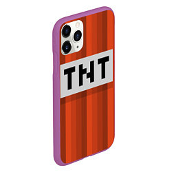 Чехол iPhone 11 Pro матовый TNT, цвет: 3D-фиолетовый — фото 2