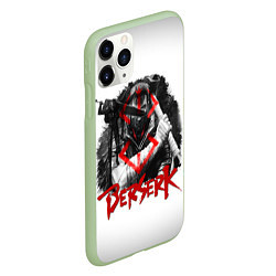 Чехол iPhone 11 Pro матовый Берсерк - Berserk, цвет: 3D-салатовый — фото 2