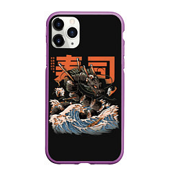 Чехол iPhone 11 Pro матовый Sushi Dragon