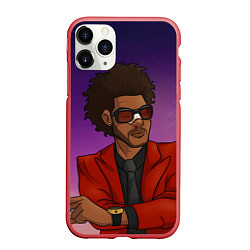 Чехол iPhone 11 Pro матовый Стильный Уикенд, цвет: 3D-красный