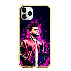 Чехол iPhone 11 Pro матовый The Weeknd, цвет: 3D-желтый