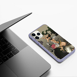 Чехол iPhone 11 Pro матовый Хвост феи, цвет: 3D-светло-сиреневый — фото 2