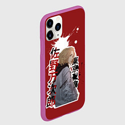 Чехол iPhone 11 Pro матовый Tokyo Revengers anime, цвет: 3D-фиолетовый — фото 2