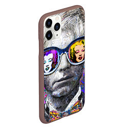 Чехол iPhone 11 Pro матовый Andy Warhol Энди Уорхол, цвет: 3D-коричневый — фото 2