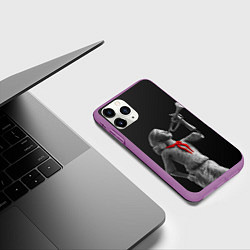 Чехол iPhone 11 Pro матовый Пищеблок, цвет: 3D-фиолетовый — фото 2