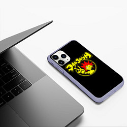 Чехол iPhone 11 Pro матовый Элизиум анархия спина, цвет: 3D-светло-сиреневый — фото 2