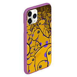 Чехол iPhone 11 Pro матовый Nessy, цвет: 3D-фиолетовый — фото 2