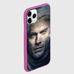 Чехол iPhone 11 Pro матовый THE WITCHER ГЕРАЛЬТ ИЗ РИВИИ, цвет: 3D-фиолетовый — фото 2