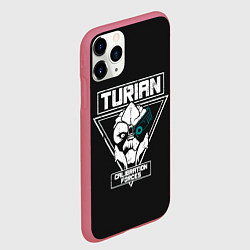 Чехол iPhone 11 Pro матовый Турианец, цвет: 3D-малиновый — фото 2