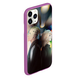 Чехол iPhone 11 Pro матовый Tokyo Revengers Токийские Мстители Z, цвет: 3D-фиолетовый — фото 2