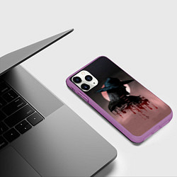 Чехол iPhone 11 Pro матовый Blind Hunter, цвет: 3D-фиолетовый — фото 2