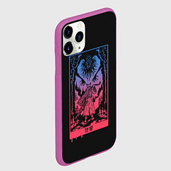 Чехол iPhone 11 Pro матовый Boss incoming, цвет: 3D-фиолетовый — фото 2