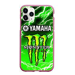 Чехол iPhone 11 Pro матовый YAMAHA X MONSTER SPORT, цвет: 3D-малиновый