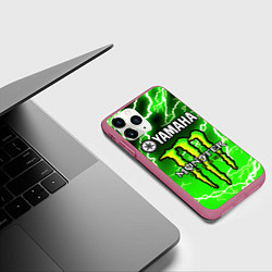 Чехол iPhone 11 Pro матовый YAMAHA X MONSTER SPORT, цвет: 3D-малиновый — фото 2