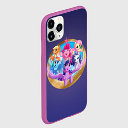 Чехол iPhone 11 Pro матовый Pony team, цвет: 3D-фиолетовый — фото 2