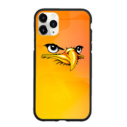 Чехол iPhone 11 Pro матовый Орёл 3d, цвет: 3D-черный