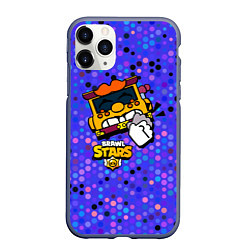 Чехол iPhone 11 Pro матовый Грифф Griff Brawl Stars, цвет: 3D-серый