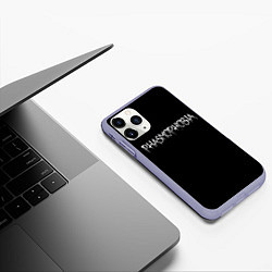 Чехол iPhone 11 Pro матовый Phasmophobia logo, цвет: 3D-светло-сиреневый — фото 2