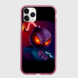 Чехол iPhone 11 Pro матовый Friday Night Funkin Витти, цвет: 3D-малиновый