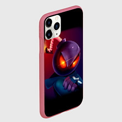 Чехол iPhone 11 Pro матовый Friday Night Funkin Витти, цвет: 3D-малиновый — фото 2