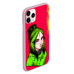 Чехол iPhone 11 Pro матовый BILLIE EILISH БИЛЛИ АЙЛИШ Z, цвет: 3D-розовый — фото 2