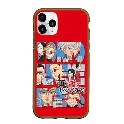 Чехол iPhone 11 Pro матовый Tokyo Revengers Токийские мстители Poster Z, цвет: 3D-коричневый