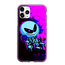 Чехол iPhone 11 Pro матовый Friday Night Funkin SKID, цвет: 3D-фиолетовый