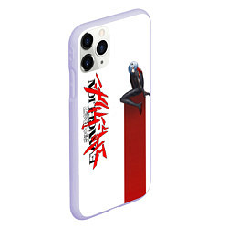 Чехол iPhone 11 Pro матовый EVANGELION ПИЛОТ EVA, цвет: 3D-светло-сиреневый — фото 2