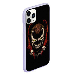 Чехол iPhone 11 Pro матовый Spawn профиль, цвет: 3D-светло-сиреневый — фото 2