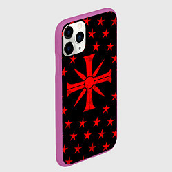 Чехол iPhone 11 Pro матовый FAR CRY 5 SINNER СЕКТА, цвет: 3D-фиолетовый — фото 2
