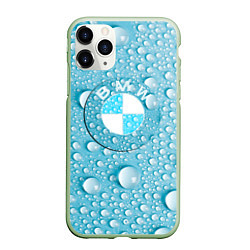 Чехол iPhone 11 Pro матовый BMW STORM, цвет: 3D-салатовый