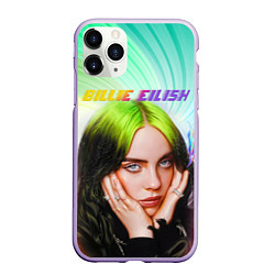 Чехол iPhone 11 Pro матовый BILLIE EILISH БИЛЛИ АЙЛИШ Z, цвет: 3D-светло-сиреневый