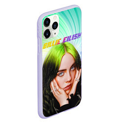 Чехол iPhone 11 Pro матовый BILLIE EILISH БИЛЛИ АЙЛИШ Z, цвет: 3D-светло-сиреневый — фото 2