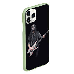 Чехол iPhone 11 Pro матовый James Root, цвет: 3D-салатовый — фото 2