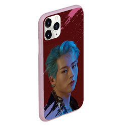 Чехол iPhone 11 Pro матовый MONSTA X MX Z, цвет: 3D-розовый — фото 2