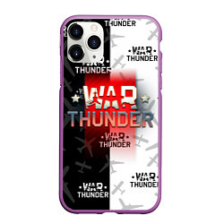 Чехол iPhone 11 Pro матовый WAR THUNDER ВАР ТАНДЕР, цвет: 3D-фиолетовый