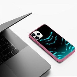 Чехол iPhone 11 Pro матовый DEAD SPACE АЙЗЕК КЛАРК, цвет: 3D-малиновый — фото 2