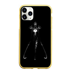 Чехол iPhone 11 Pro матовый Phantom Assassin - Dota 2, цвет: 3D-желтый