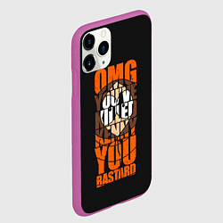 Чехол iPhone 11 Pro матовый Они убили Кенни, цвет: 3D-фиолетовый — фото 2