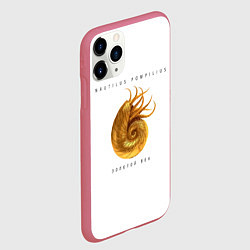 Чехол iPhone 11 Pro матовый Nautilus Pompilius ЗОЛОТОЙ ВЕК, цвет: 3D-малиновый — фото 2