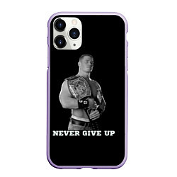 Чехол iPhone 11 Pro матовый Never give up