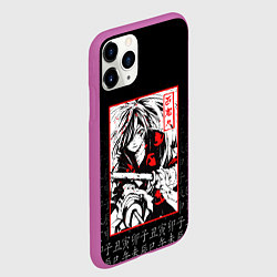Чехол iPhone 11 Pro матовый ДОРОРО DORORO ХЯККИМАРУ, цвет: 3D-фиолетовый — фото 2