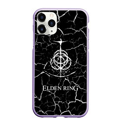 Чехол iPhone 11 Pro матовый Elden Ring - Cracks, цвет: 3D-светло-сиреневый