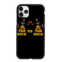 Чехол iPhone 11 Pro матовый The ROCK VS The ROCK
