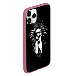 Чехол iPhone 11 Pro матовый Горшок на концерте, цвет: 3D-малиновый — фото 2
