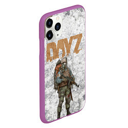 Чехол iPhone 11 Pro матовый DAYZ ДЕЙЗИ Z, цвет: 3D-фиолетовый — фото 2