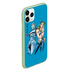 Чехол iPhone 11 Pro матовый Джолин Куджо, цвет: 3D-салатовый — фото 2