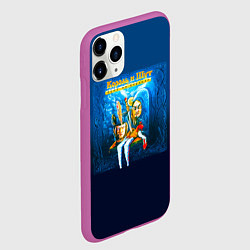 Чехол iPhone 11 Pro матовый Король и Шут Бунт на корабле, цвет: 3D-фиолетовый — фото 2