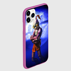 Чехол iPhone 11 Pro матовый Abe, цвет: 3D-фиолетовый — фото 2