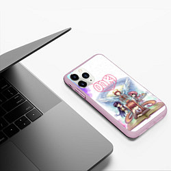 Чехол iPhone 11 Pro матовый Doki Doki Доки Доки Z, цвет: 3D-розовый — фото 2